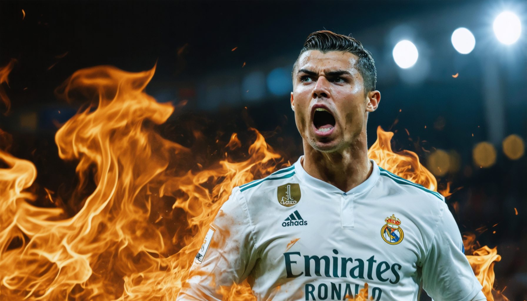 The Drama Unfolds: A Controversial Card and Ronaldo’s Fiery Reaction