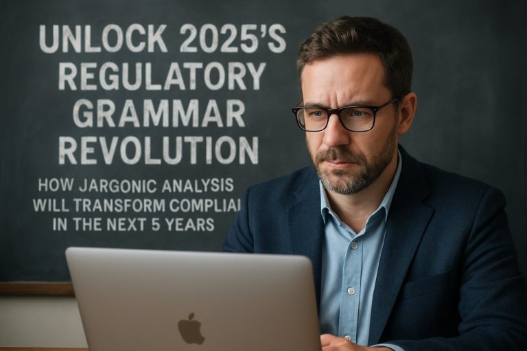 Otključavanje revolucije u regulativnoj gramatici 2025.: Kako će jargonska analiza transformirati usklađenost u sljedećih 5 godina